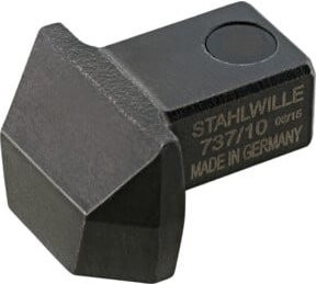 Stahlwille Anschweiß-Einsteckwerkzeug 737/10 in Schwarz mit Werkzeugaufnahme 9 x 12 mm - Bild 1