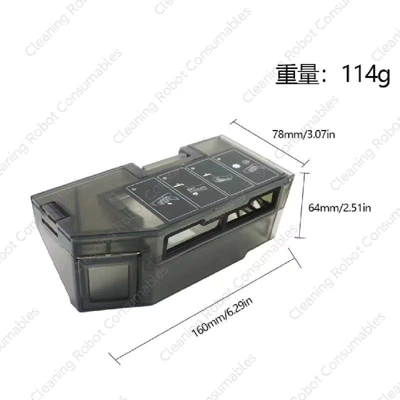 Dreame Zubehörset für MOVA P50 Ultra und P50 Pro Ultra in Schwarz mit Hauptbürste, Seitenbürsten, HEPA-Filtern, Wischtüchern und Staubbeuteln - Bild 4