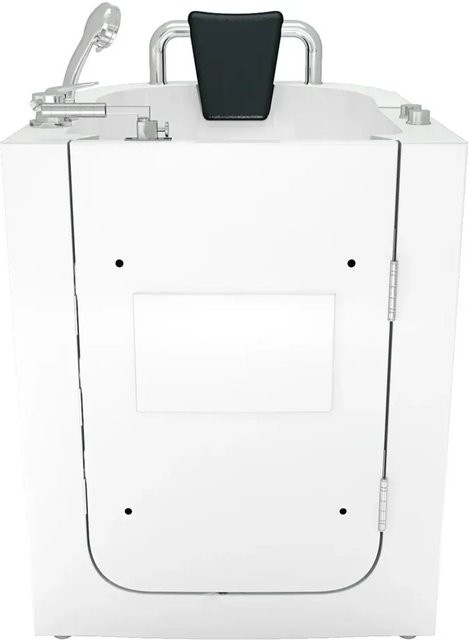 AcquaVapore Senioren Sitzbadewanne mit Tür und Whirlpool S10-WP, Weiß, Acryl - Bild 1