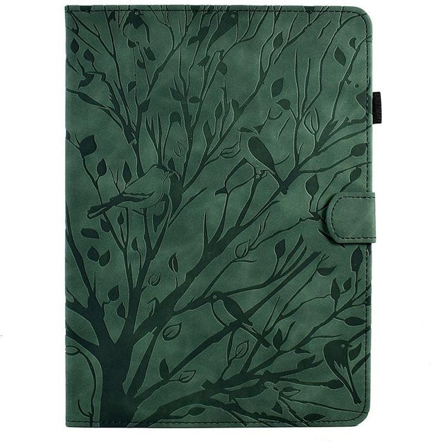 Magnetische Brieftasche mit Ständer Funktion als Hülle für Samsung Galaxy Tab A11 Plus 11 Zoll in Grün - Bild 1