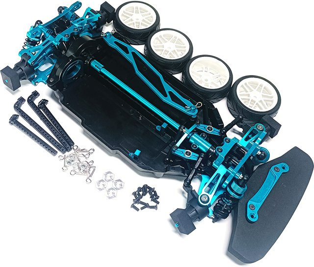 Tamiya TT02 1/10 RC-Chassis mit Wellenantrieb, Upgrade-Kit, ab 14 Jahren - Bild 1