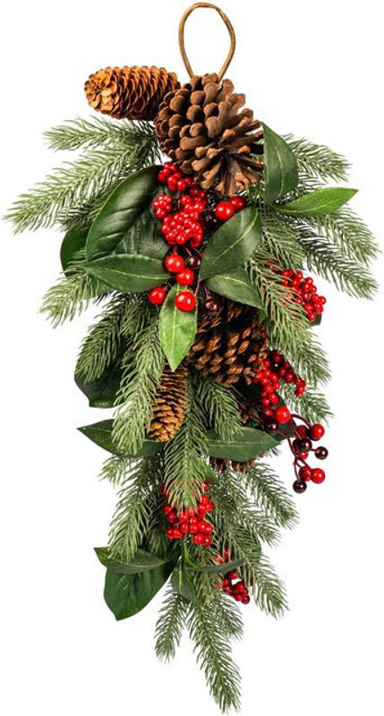 Advents-Deko 2 in 1 von viva domo als hängende Weihnachtsdekoration in Rot, Grün und Mehrfarbig - Bild 1