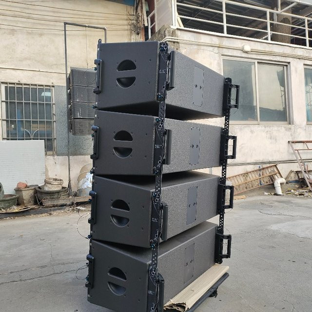 K212 Outdoor-Soundsystem, wasserdichte passive bidirektionale Line-Array-Lautsprecher mit zwei 12-Zoll-Treibern in Schwarz für professionelle Bühnenauftritte - Bild 1