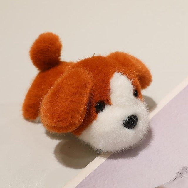 Plüsch Anhänger Dalmatiner Mops Border Collie, 12 cm, rot - Bild 1