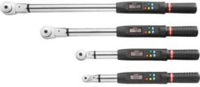 Facom Elektronischer Drehmomentschlüssel S.382V 10 - 200 Nm mit Drehmomentanzeige und abnehmbarer Knarre in Silber - Bild 1