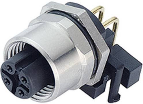 Binder Sensor-Aktor-Einbausteckverbinder M12 Buchse 99-3432-202-04 in Silber mit 4 Polen - Bild 1