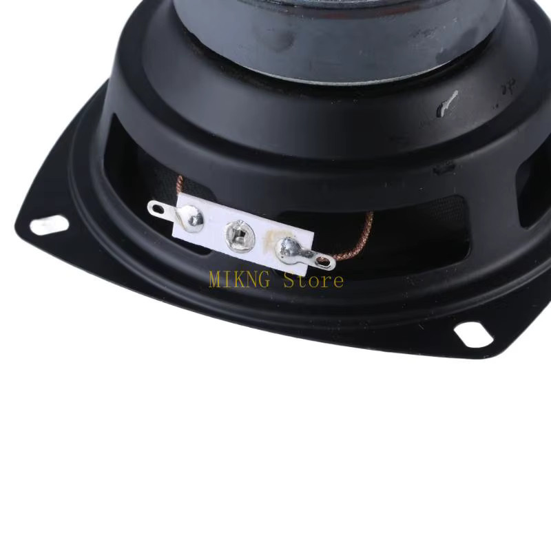 POFAN 20 W 4 Zoll Vollfrequenzlautsprecher in Schwarz, wasserdichter Metallhorn-Lautsprecher mit 4 Ohm - Bild 4