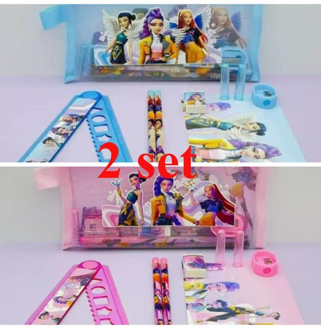 Yiran toy 1 K-Pop Dämonenjäger Federmäppchen Set aus Nylon in Multicolour - Bild 1
