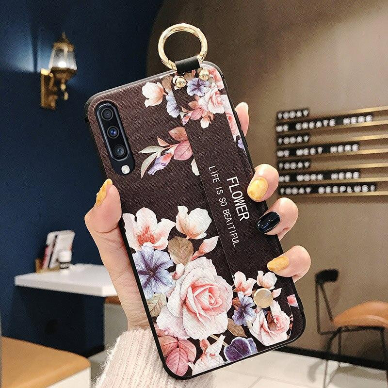 Samsung Handyhülle mit Handgelenk-Strap für Galaxy S9 S10 S20 FE S21 Ultra A52 A51 A31 A12 A72 A32 A20 A21s A50 A70 A71 in Blau - Bild 6