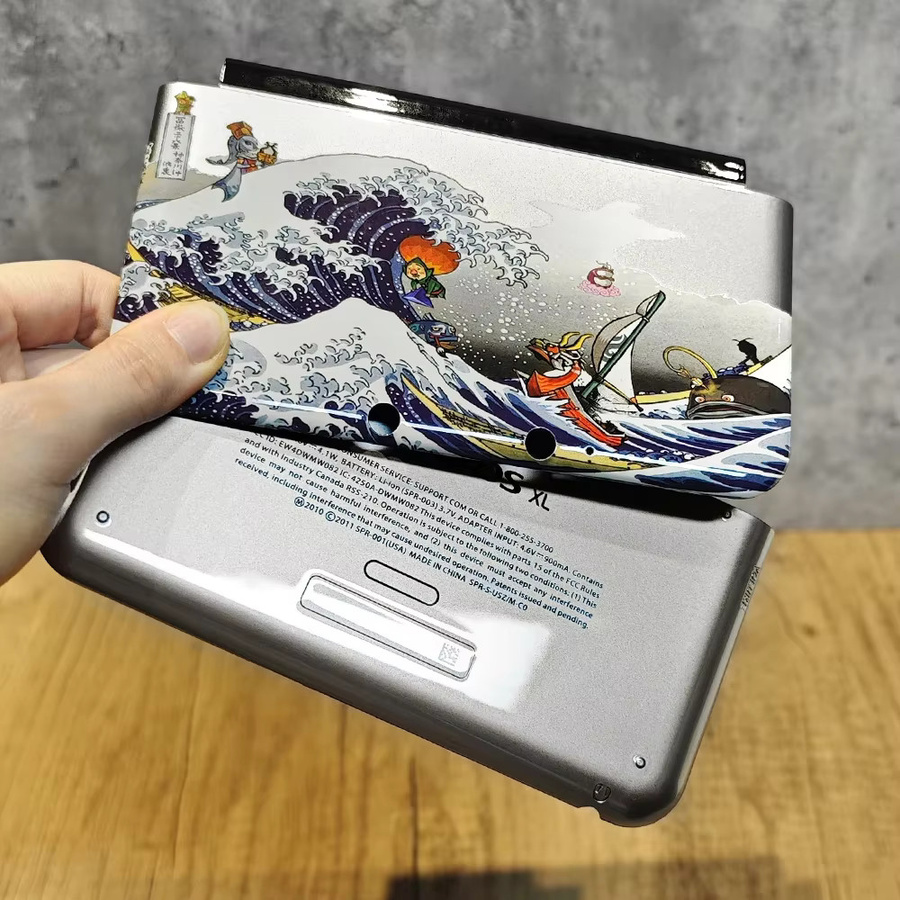 Nintendo Ersatz Gehäuse Ober- und Unterteil für 3DS XL LL in Multicolour - Bild 3