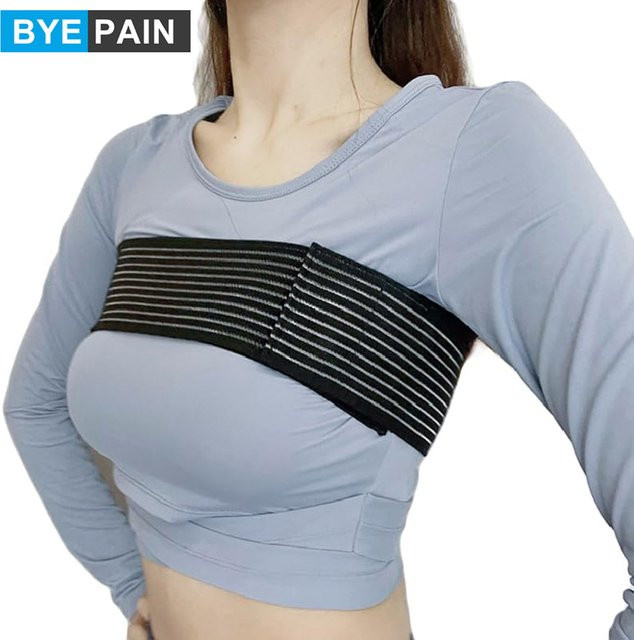BYEPAIN Brustimplantat-Stabilisator, Brustkompressions-Stützband, Unisex - Bild 1