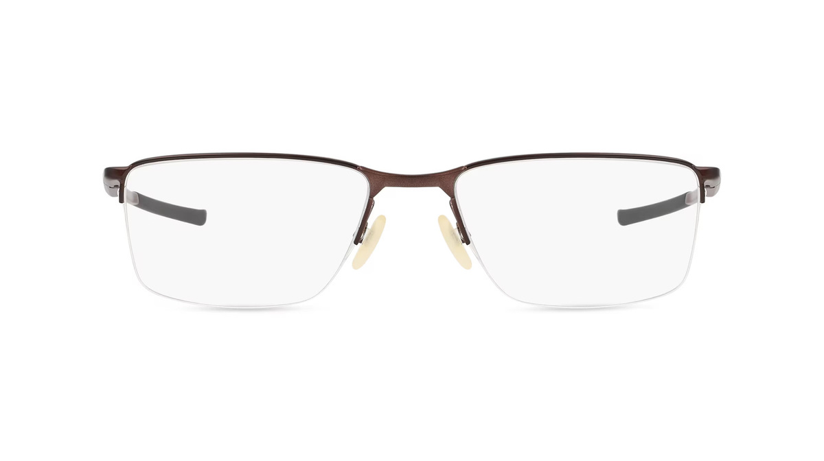 Oakley OX3218 Korrektionsbrille, Halbrand, Quadratisch, Metall, Herren, braun - Bild 1