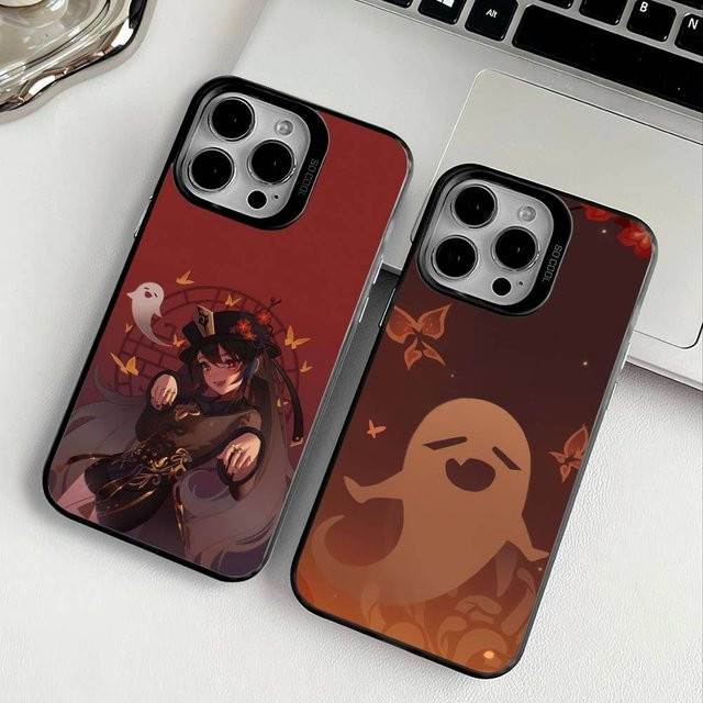 Hu Tao Handyhülle für iPhone 11-16 mit Farbwechsel, transparentes Anti-Fall-TPU-Design und schmale Passform - Bild 1