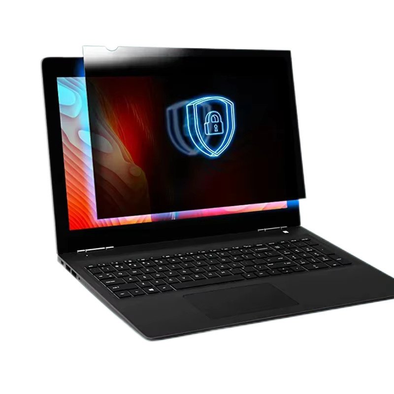 Anti-Spionage-Sichtschutzfolie für Laptop 14 und 15,6 Zoll (16:9) in Schwarz, Matte Displayschutzfolie mit Anti-Glare-Effekt für Notebook und PC - Bild 6