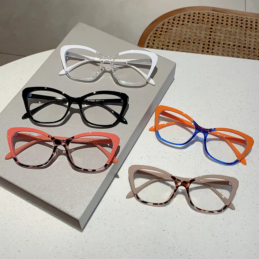 KAMMPT Korrektionsbrille Cat Eye, Vollrand, Kunststoff, Multicolor, Damen, Blaulichtfilter - Bild 2