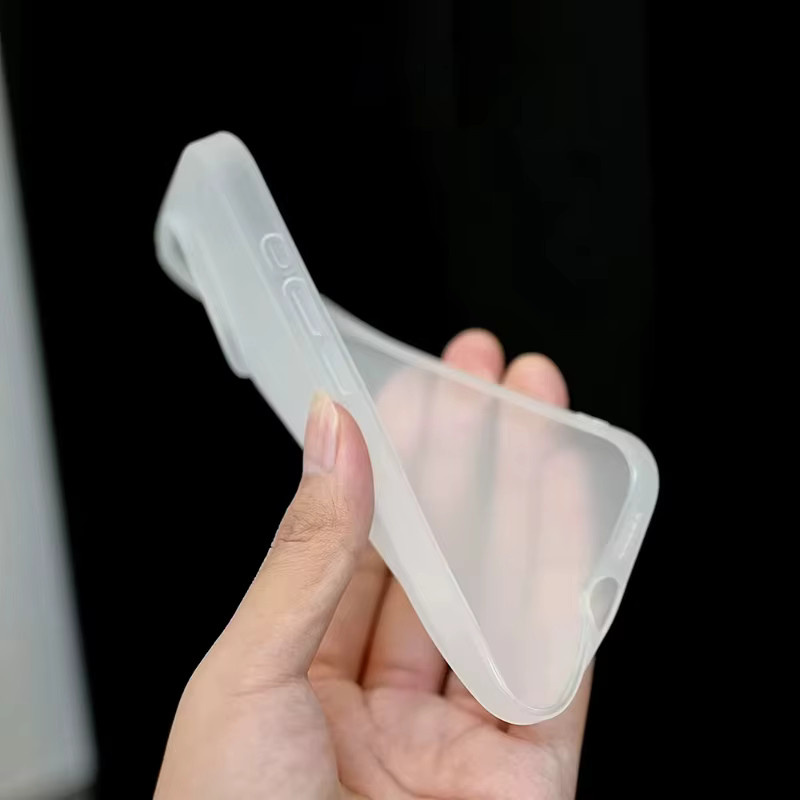 Ultradünne matte Handyhülle für iPhone 11 bis iPhone 17 Pro Max in Transparent - Bild 5
