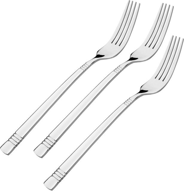Stanley Rogers Menügabel Victoria aus Edelstahl in Silber, 3er Set - Bild 1