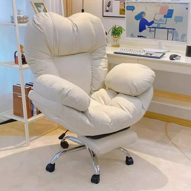 Oeny Wohnzimmerstuhl im Nordic Modern Gaming Design in Schwarz mit Metallgestell - Bild 1