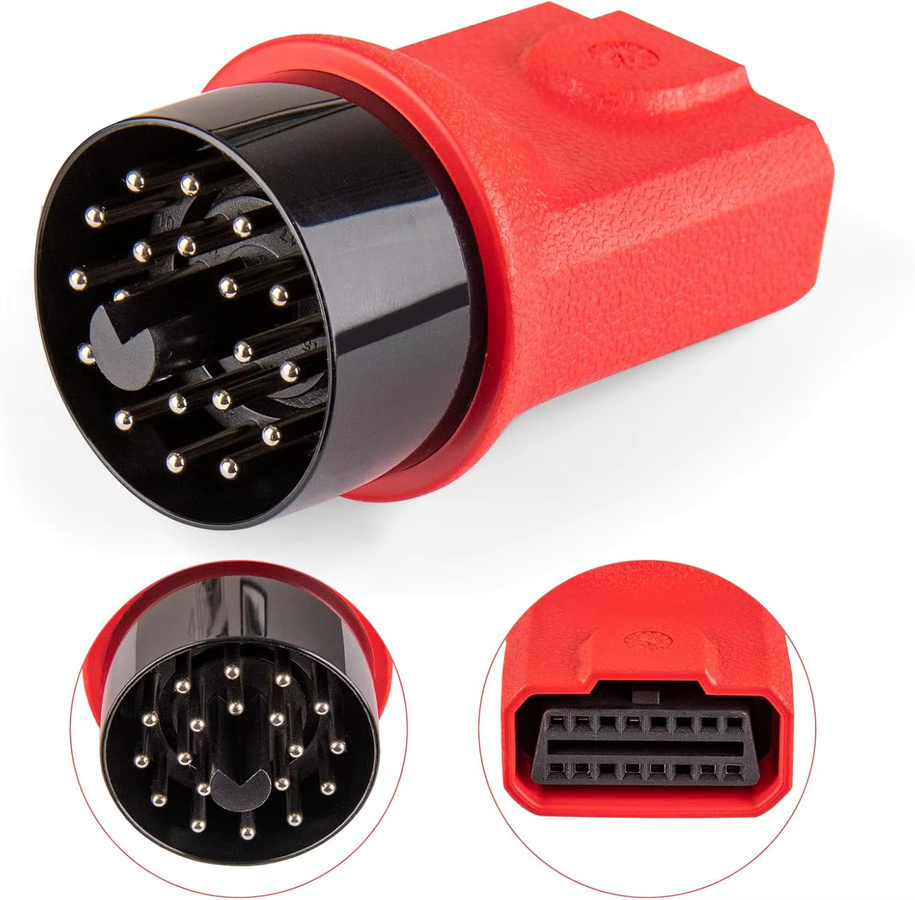 Autel BMW 20 Pin auf 16 Pin OBD2 Adapter für MaxiSys MS906 MS908 Diagnose Werkzeug in Rot - Bild 5