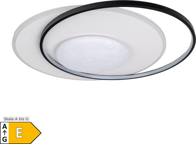 Näve LED CCT Deckenleuchte MOONSHINE in Schwarz, Durchmesser: 58 cm - Bild 1