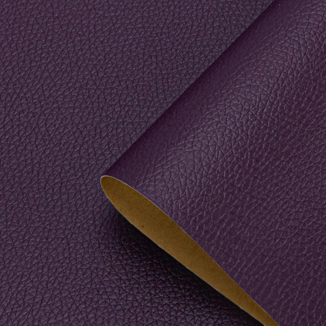 Selbstklebender PU-Leder Reparatur-Patch für Sofa und Möbel in Dunkelviolett, B x H: 50 x 70 cm - Bild 1