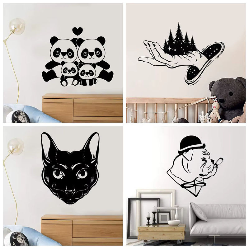 Romantischer Wandaufkleber You are my everything in Schwarz als wasserfester Wandsticker für Schlafzimmer und Kinderzimmer - Bild 1