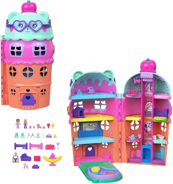 Mattel Polly Pocket Gelateria Spielset mit Mikropuppen - Bild 1