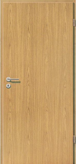 GetaDoor Zimmertür Dekor Eiche Hell Holznachbildung, Farbe Braun, B: 73,5 cm, H: 198,5 cm, Anschlag Rechts - Bild 1