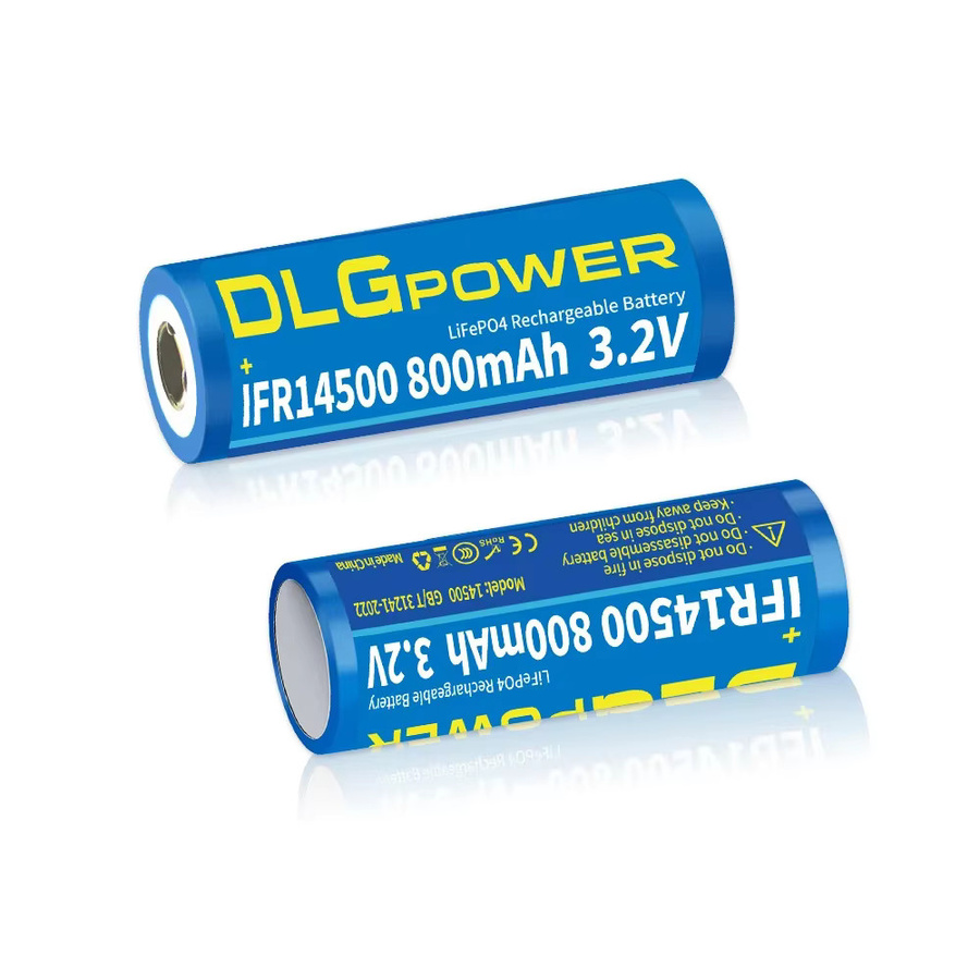 DLGPOWER LiFePO4 Akku AA/14500 3,2V mit 800mAh in Blau - Bild 2