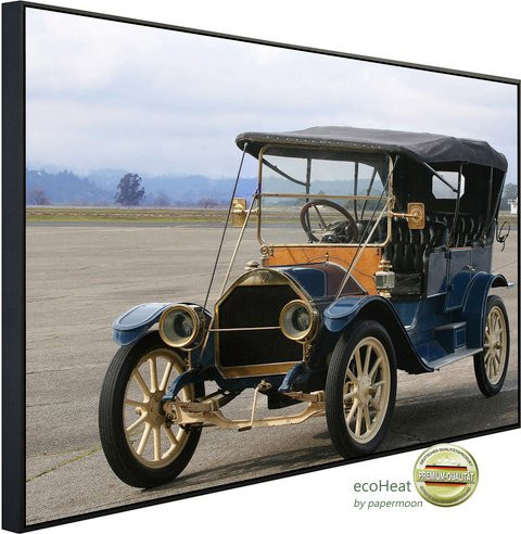 papermoon Infrarotheizung EcoHeat Klassisches Auto in Bunt mit Matt-Effekt, App-Steuerung und Überhitzungsschutz - Bild 1