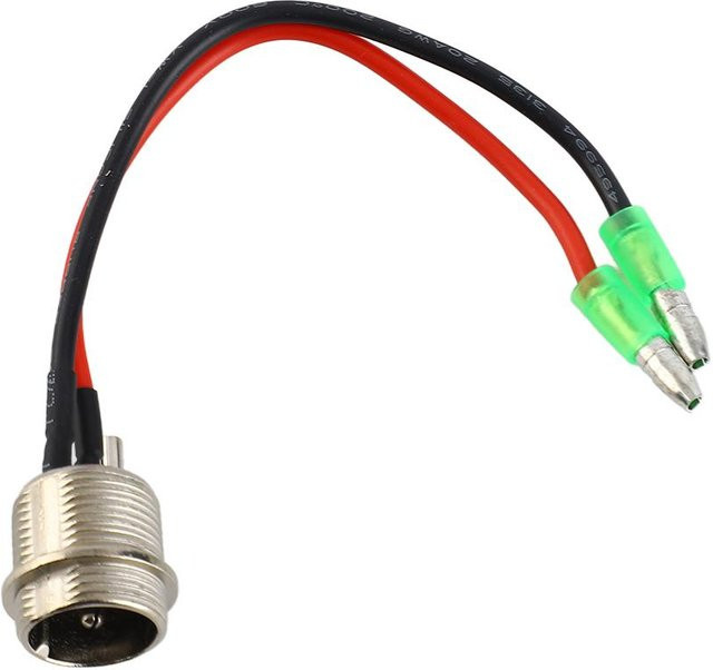 KaiSai Ersatz Ladeanschluss für Elektroroller mit 3-Pin Ladebuchse, 2-Draht-Kabel und Staubabdeckung Type 2 in Multicolour - Bild 1