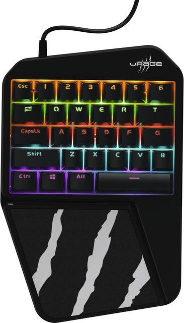 uRage Mobile Gaming-Keyboard 3rgo 1H in Schwarz - Bild 1