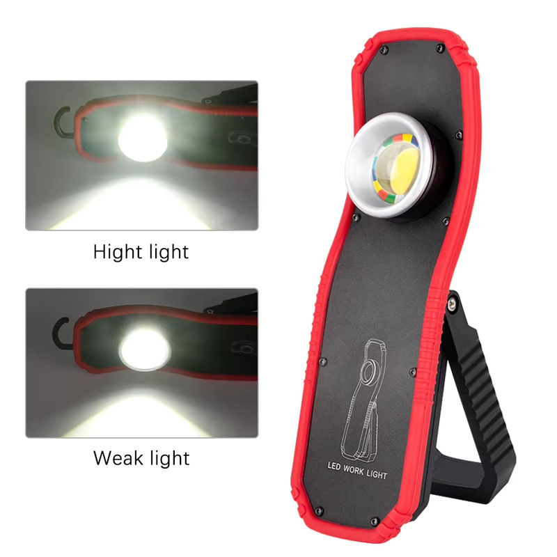 ESMARTER Tragbare LED COB Taschenlampe mit Magnet und USB-Ladefunktion in Schwarz - Bild 2