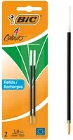 BIC 4 Colours Original Kugelschreibermine Nachfüllset, Farbe: Grün, 2er Pack - Bild 1