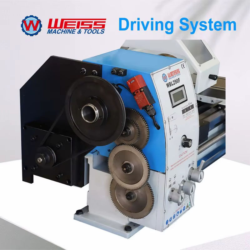 WEISS WBL290F Metalldrehmaschine Tischdrehmaschine mit 1,5 kW bürstenlosem Gleichstrommotor, D1-4-Spindel mit 38 mm Spindelbohrung und 160 mm 3-Backenfutter, Weiss - Bild 5