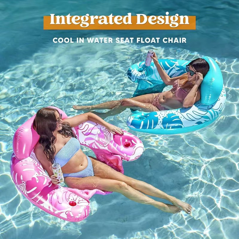JOYFY Aufblasbare Pool-Schwimmsessel, 2-teiliges Set - Bild 2