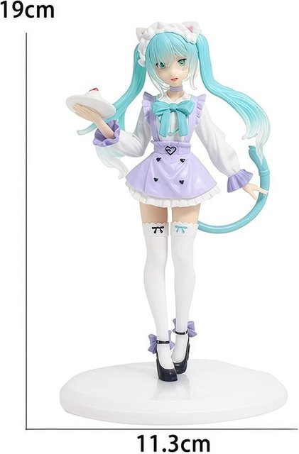 Discover Intime Hatsune Miku Katzenohren Maid Kostüm Action Figur PVC - Bild 1