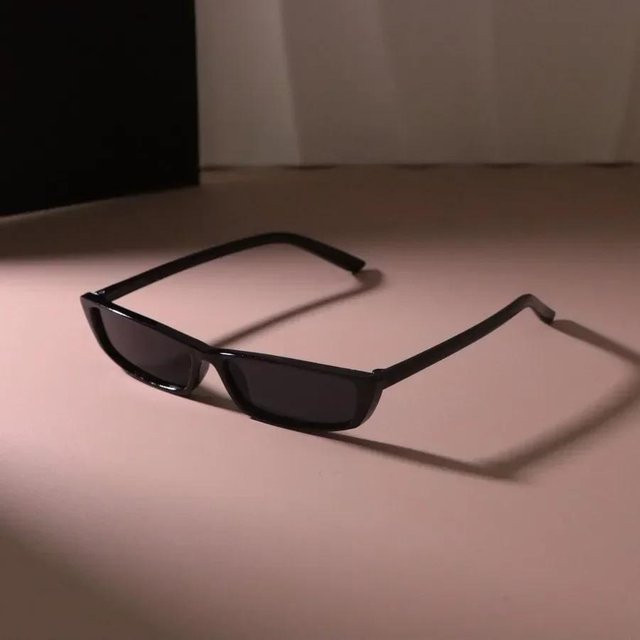 Fable Sonnenbrille Cat-Eye, Kunststoff, Vollrand, Unisex, Schwarz, verspiegelt - Bild 1
