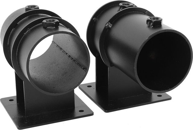 TOMTOP JMS Verstellbarer Terrassenschirmhalter aus Metall für das Terrassengeländer in Grau - Bild 1