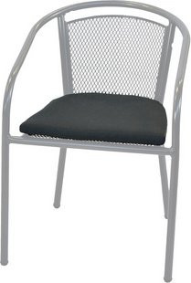 Auflage Delos grau B: 45 cm, T: 44 cm, H: 3 cm - Bild 1