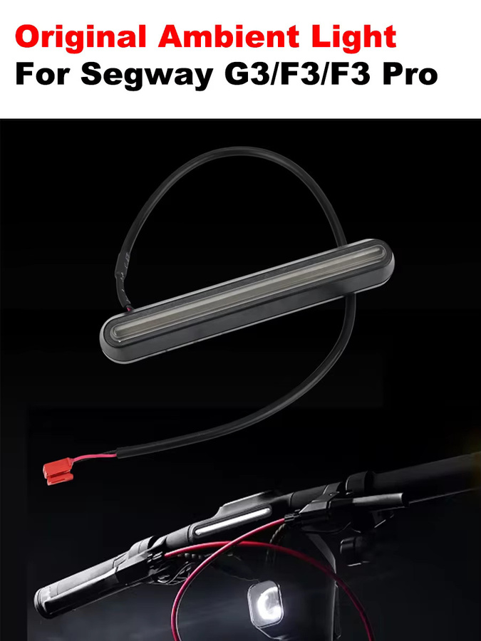 LED Tagfahrlicht Umgebungslicht für Segway MAX G3 F3 Elektroroller in Schwarz - Bild 4