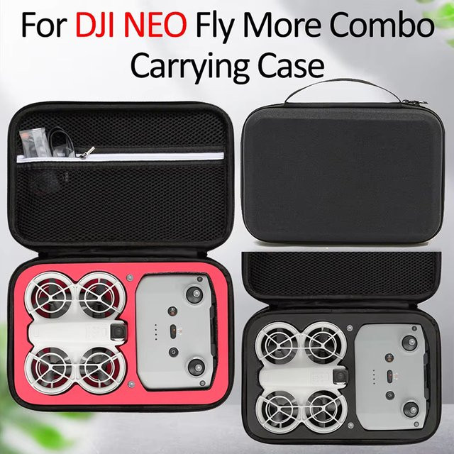 DJI Tragetasche für DJI Neo und DJI RC N3 Controller, Mini Reise- und Outdoor-Tasche für Drohnen-Zubehör, erhältlich in Schwarz oder Grau - Bild 1