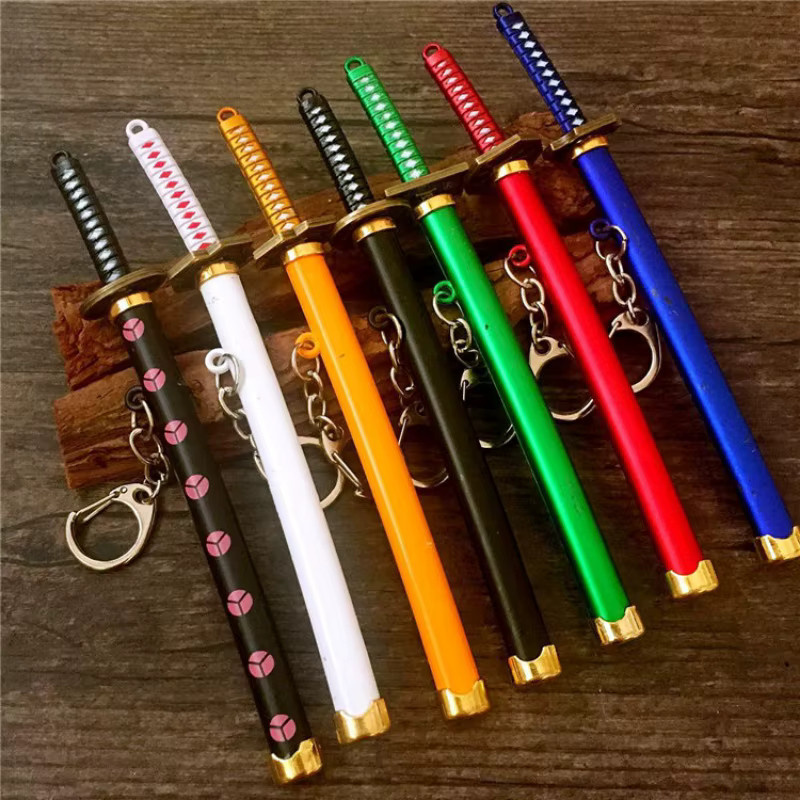MINISO Schlüsselanhänger Roronoa Zoro Katana, Metall, Unisex - Bild 2