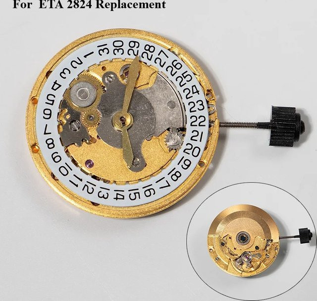 ETA Automatikwerk, mechanisches Uhrwerk, Datumsanzeige bei 3 Uhr - Bild 1