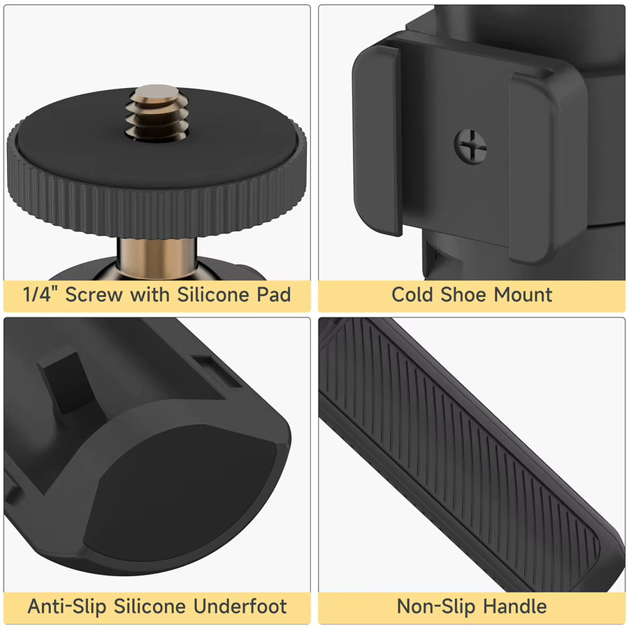 Minifocus Magnetischer Desktop-Stativhalterungsadapter in Schwarz für MagSafe iPhone und Smartphones mit 1/4 Zoll Anschluss - Bild 5