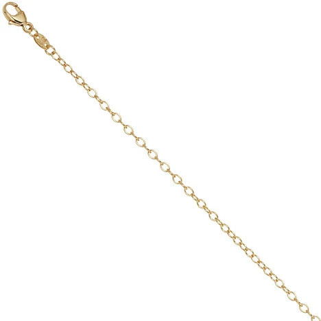 Colfem Halskette 585 Gold, Weit-Ankerkette, 45 cm, Unisex - Bild 1