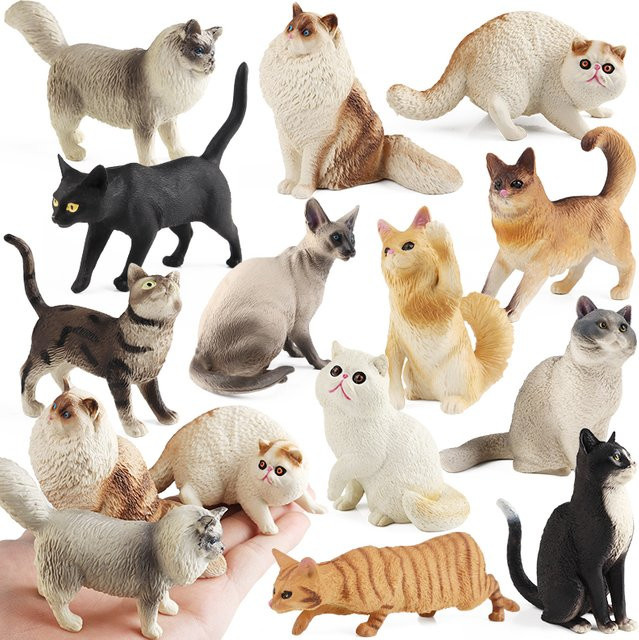 Oenux Katzenmodell, Actionfigur, Tiere, Bunt / Mehrfarbig - Bild 1