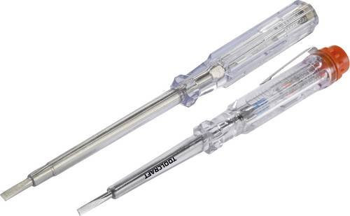 TOOLCRAFT Phasenprüfer Set 140 mm und 190 mm mit 3 mm Klingenbreite und 60 mm Klingenlänge für 100 - 250 V/AC - Bild 1
