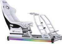 Thermaltake GR500 Snow Racing Simulator Cockpit Sim Rig Rennsitz Weiß - Bild 1