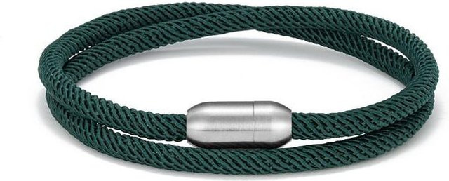 YULIN Armband, Edelstahl, grün, Unisex, 23cm - Bild 1